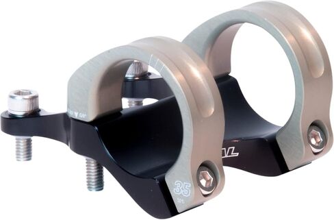 RENTHAL Integra 35 STEM: MATTER MOUNT ، CLAMP 35 مم ، وصول 45 مم ، وارتفاع 10 مم ، أسود/ذهبي in Saudi Arabia