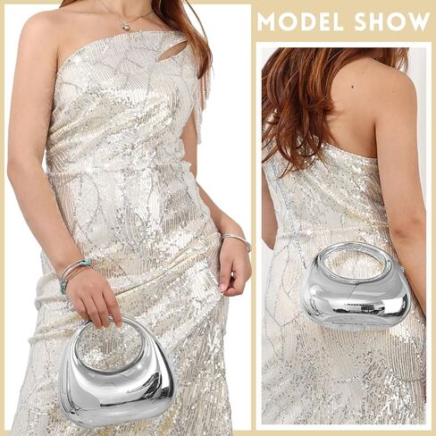 Oweisong Acrylic Clutch Purse for Women Gold Moon Evening Handbag Glitter Top Handle Bag for Formal Party in Saudi Arabia