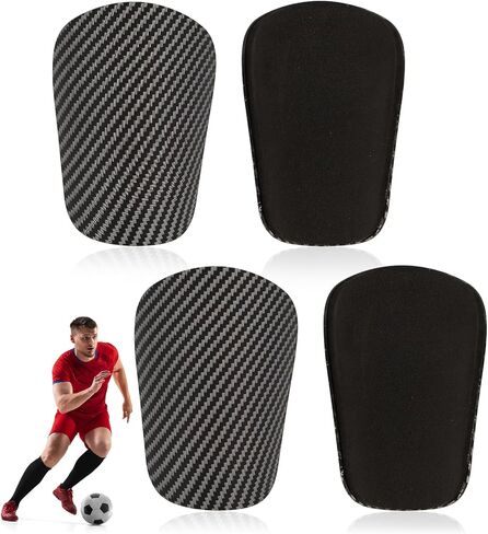 Mini Shin Guards Soccer - حراس ألياف الكربون للرجال والنساء والشباب والحماية النهائية لمبارتك in Kuwait