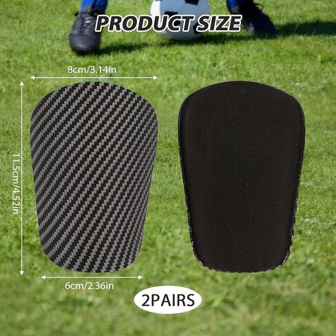 Mini Shin Guards Soccer - حراس ألياف الكربون للرجال والنساء والشباب والحماية النهائية لمبارتك in Kuwait