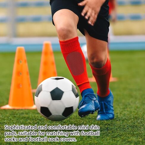 Mini Shin Guards Soccer - حراس ألياف الكربون للرجال والنساء والشباب والحماية النهائية لمبارتك in Kuwait