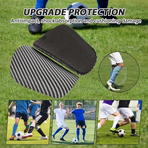 Mini Shin Guards Soccer - حراس ألياف الكربون للرجال والنساء والشباب والحماية النهائية لمبارتك in Kuwait