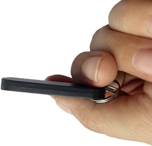 JW 5PCS Dual Frequency RFID Keyfob 125khz and 13.56Mhz All-in-one Composite Keychain UID Rewrita keyfob ble Used to Copy/Clone Key/Cards (Black) in Kuwait