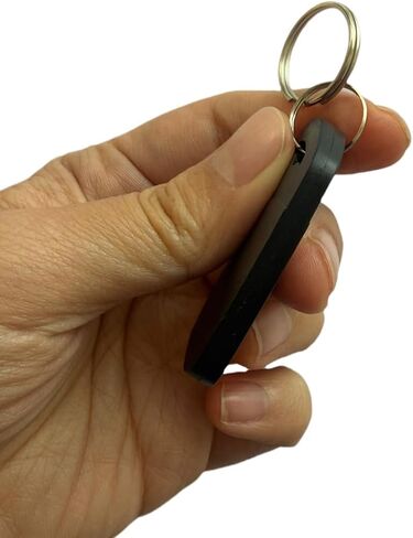 JW 5PCS Dual Frequency RFID Keyfob 125khz and 13.56Mhz All-in-one Composite Keychain UID Rewrita keyfob ble Used to Copy/Clone Key/Cards (Black) in Kuwait
