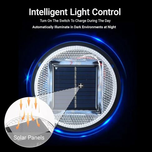 LED Solar Boat Lights for Yacht, Anchor Navigation Light, Magnetic Beacon Strobe Lights, 360° Wireless Outdoor Solar Lights, IP65 Waterproof, PC Material for Small Boats (White) in Saudi Arabia