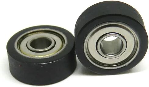 5pcs 684ZZ 4x13x4MM Polyurethane Coated Roller Miniature PU Covered Furniture Guide Pulley Deep Groove Bearing Pulleys in Saudi Arabia