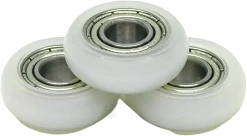 4pcs POM Coated Roller Printers Guide Pulley Plastic Deep Groove Bearing Pulleys 6 * 18 * 6MM 686ZZ in Saudi Arabia