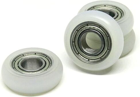 4pcs POM Coated Roller Printers Guide Pulley Plastic Deep Groove Bearing Pulleys 6 * 18 * 6MM 686ZZ in Saudi Arabia