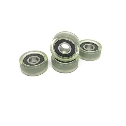 10pc 6x18x7mm 696-2rs مطاطية مطاطية من البولي يوريثان مغطاة بكرة عميقة تحمل الأخدود العميقة in Kuwait