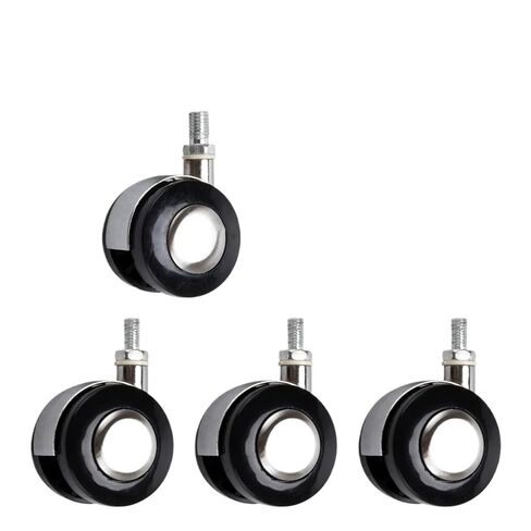 4 قطع/الكثير 2 بوصة المسمار الفرامل الفضي 8/10 مم العجلة العالمية توجيه بكرة مجلس الوزراء الجدول كمبيوتر سبائك مسطحة (A17) in Kuwait