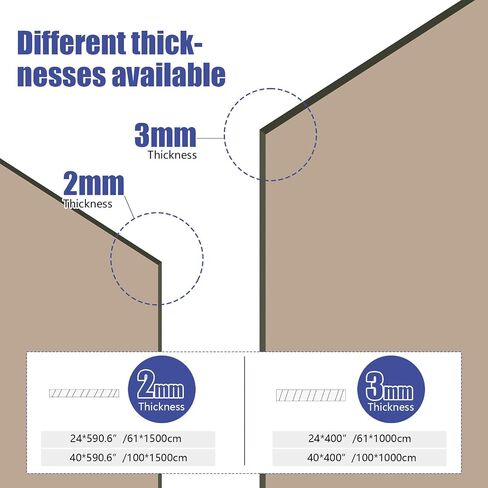 Polycarbonate Coil/Plexiglass Sheets, Transparent Clear Flexible Plastic Sheet Panels for Craft, Picture Frames, Sign Blank, DIY Display Project (Brown, 24 * 600''*0.08H) in Saudi Arabia