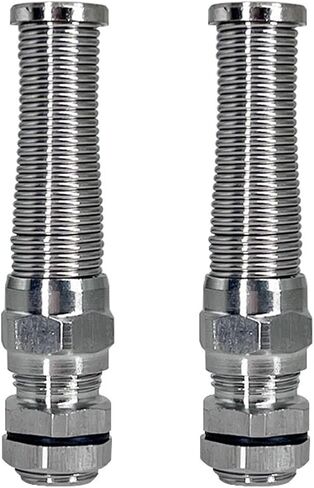 304 الصلب غير القابل للصدأ تخفيف الإجهاد حماية الانحناء الكابل المعدني المفصل M10 M12 M14 M16 M18 M20 غدة الانحناء (M12x1.5 For4-8mm) in Saudi Arabia