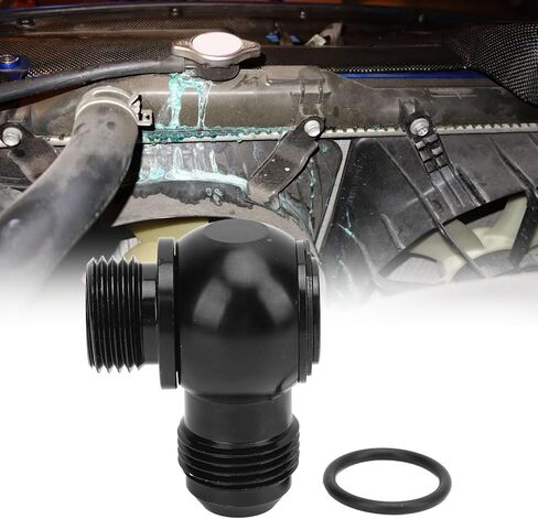 AN-10 to 1/2in NPT Banjo Adapter Fitting Aluminum Alloy Black High Load Capacity Banjo Adapter in Saudi Arabia