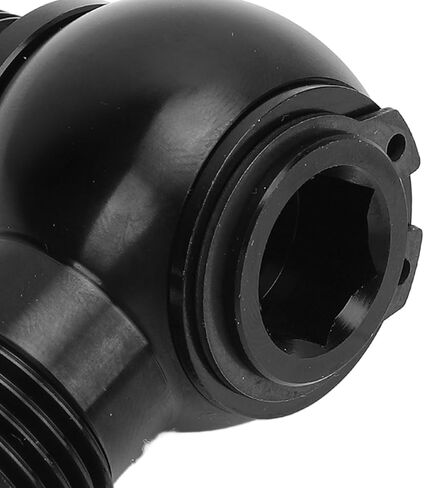 AN-10 to 1/2in NPT Banjo Adapter Fitting Aluminum Alloy Black High Load Capacity Banjo Adapter in Saudi Arabia