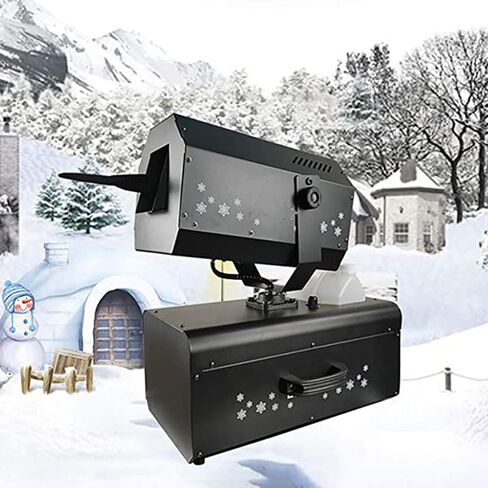 2000W Small Snow Machine Indoor and Outdoor Simulated Snow Stage Party Show Snow Machine with Remote Control 90° Shaking Head in Saudi Arabia