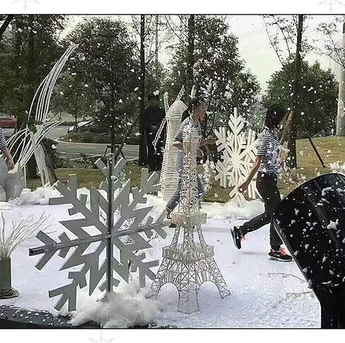 2000W Small Snow Machine Indoor and Outdoor Simulated Snow Stage Party Show Snow Machine with Remote Control 90° Shaking Head in Saudi Arabia
