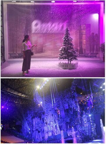 Stage Snow Machine, Portable Outdoor Snow Machine, Creates The Illusion of Real Snowflakes, Suitable for Parties, Weddings, Stage Effects in Saudi Arabia