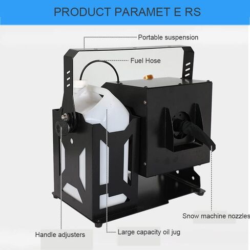 Stage Snow Machine, Portable Outdoor Snow Machine, Creates The Illusion of Real Snowflakes, Suitable for Parties, Weddings, Stage Effects in Saudi Arabia