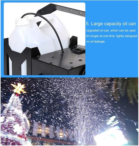 Stage Snow Machine, Portable Outdoor Snow Machine, Creates The Illusion of Real Snowflakes, Suitable for Parties, Weddings, Stage Effects in Saudi Arabia