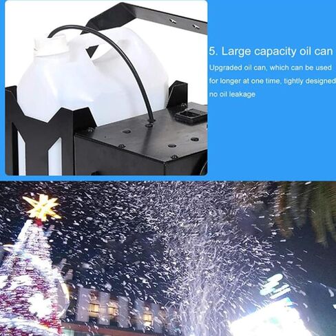 آلة الثلج في الهواء الطلق ، آلة ضباب الزاوية القابلة للتعديل 1000W/1500W الحزب آلة الثلج المزيفة ، 1000W in Saudi Arabia