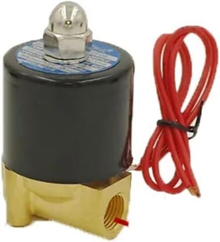 1pcs ملول الملف اللولبي صمام 2W025-08 12 فولت صمام 24V 220V زيت الصمام والغاز (220 فولت ، جسم سبيكة) in Kuwait
