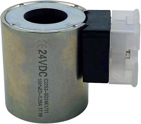 1PCS solenoid valve coil hydraulic valve coil pump truck accessories C22S3-SD24K1/12 DC12V/24V inner diameter 22mm(DC12V) in Saudi Arabia
