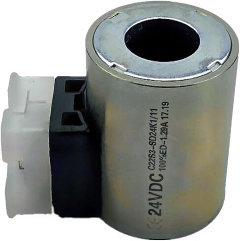 1PCS solenoid valve coil hydraulic valve coil pump truck accessories C22S3-SD24K1/12 DC12V/24V inner diameter 22mm(DC12V) in Saudi Arabia