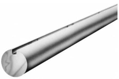 #US 2-7/16" Diam, 4 Ft. Long, 1045 Steel, Full Th Keyed Round Shaft, 5/8" Key in Kuwait