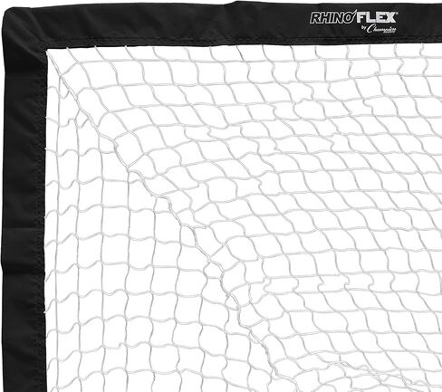 Rhino Flex 4'x 3 'هدف كرة قدم محمول من قبل Champion Sports - متين ، خفيف الوزن ، قابل للطي مع حقيبة حمل ومخاطر أرضية للبخار الخلفي أو الحديقة أو التدريب - ألوان متعددة in Saudi Arabia