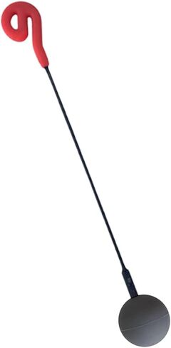 Friction Gong Mallet Large Gongs Stick Instrument Yoga Sound Tool Resonant Mallets Accessory Sounds Gongs Double Head, Red in Saudi Arabia