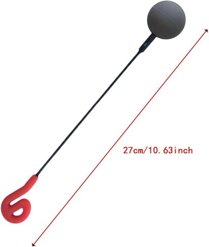 Friction Gong Mallet Large Gongs Stick Instrument Yoga Sound Tool Resonant Mallets Accessory Sounds Gongs Double Head, Red in Saudi Arabia
