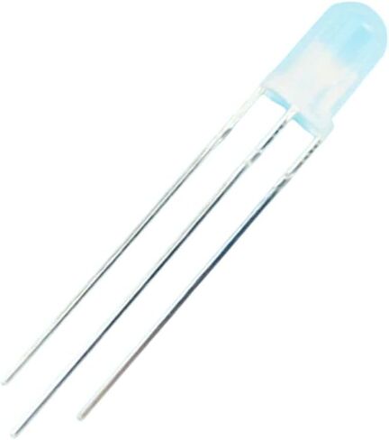 100pcs/lot F5 5mm LED Bi-Color Diffused Common Cathode Round Light Emitting Diode Dual Red Blue Foggy Plug-in Practice DIY Kit New for Arrival 2025 High for Quality in Saudi Arabia