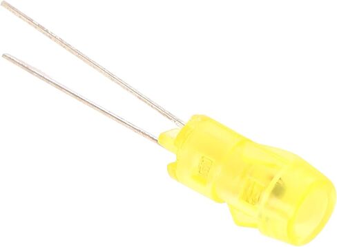 20pcs 3mm DIY الصمام الثنائي الصمام الثنائي المحمول المنبعث من الثنائيات لتجربة مشروع العلوم (الضوء الأصفر) in Saudi Arabia