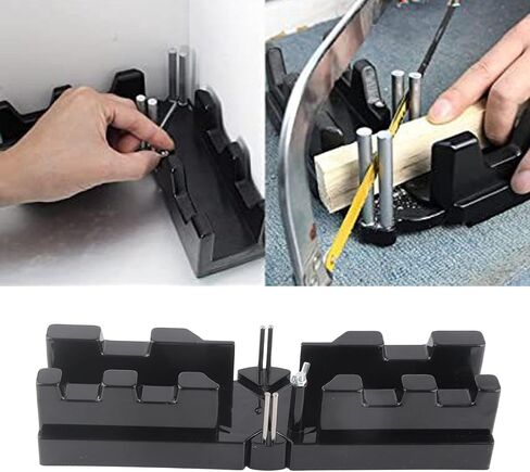Miter Shear & Cutting Tool, Adjustable ABS Wide Measurement Range with Guide Plate Corner Cutting Tool for Trim Woodworking Plumbing Tasks in Saudi Arabia