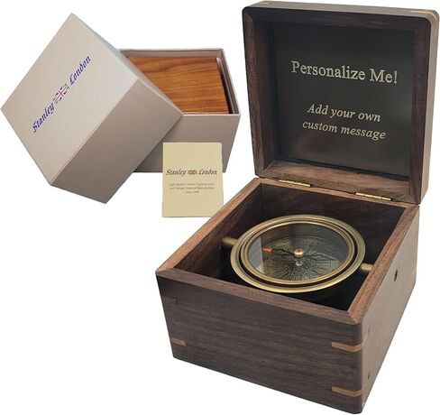 هدايا البوصلة المحفورة الفريدة المخصصة للجيش الأمريكي ، سلاح الجو ، خفر السواحل ، مشاة البحرية ، البحرية | التخرج العسكري والترويج وهدية التقاعد المخضرم in Kuwait