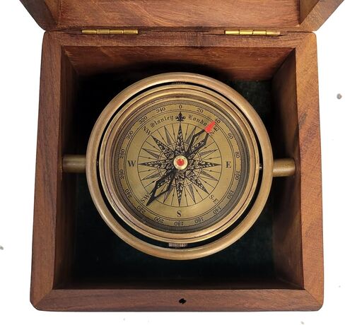 هدايا البوصلة المحفورة الفريدة المخصصة للجيش الأمريكي ، سلاح الجو ، خفر السواحل ، مشاة البحرية ، البحرية | التخرج العسكري والترويج وهدية التقاعد المخضرم in Kuwait