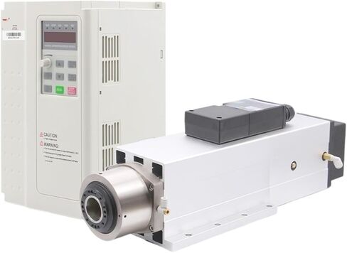6.0kw automatic 220v / 380v air-cooled spindle motor with 7.5KW inverter(220v) in Saudi Arabia