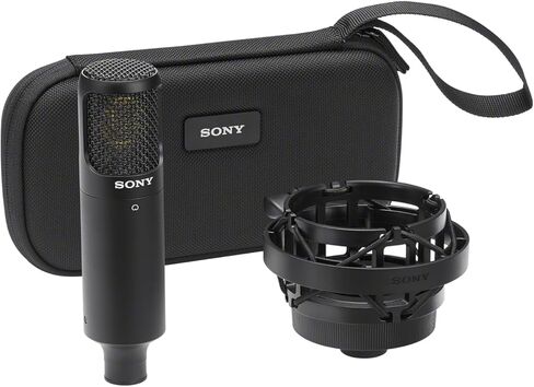 Sony Media C-80 ميكروفون مكثف الاستوديو أحادي الاتجاه مع تقنية كبسولة متقدمة ، وتكوين الحجاب الحاجز المزدوج ، ودائرة التحول الصوتي in Saudi Arabia