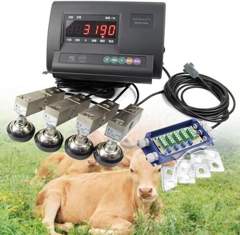 Livestock Scale Kit for Cattle Goat Pigs Horse Sheep Steel Beam Compression Load Cell Scale Floor Kit with for Farm Veterinary Use in Saudi Arabia