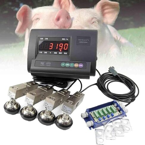 Livestock Scale Kit, 6600 lb Tray Scale Load Cell Scale Kit Platform, Floor Scale for Cattle,Sheep with Weighing Indicator in Saudi Arabia