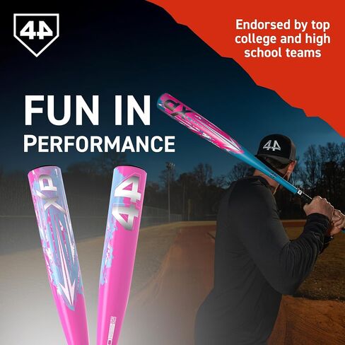 Limited Edition XP USSSA 1.15 BPF Baseball BAT ، مضرب بيسبول متوازن لمعظم بطولات البيسبول للشباب ، مقبض تفتت ذو وزن خفيف ودائم ، قطرة -10 ، 2 3/4 "قطر برميل كبير in Saudi Arabia