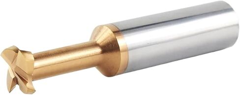 4mm 6mm 12mm Shank T Slot Milling Cutter Carbide Groove End Mill CNC Tool Machining Steel Metal Silotting Bits Diameter 3 ~ 16mm (H0.5 ، D10x60L) in Saudi Arabia