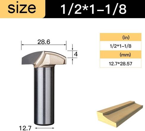 12.7mm 1/2" Shank Plunge Bit CNC Woodworking Tools Carbide End Mill Router Bits for Wood Milling Cutter Cutting Wood Router Tool(Y00408) in Saudi Arabia