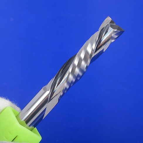3.175/4/5/6/8/10mm ساقين من الفلوت لأعلى لأسفل قطع طحن 2f كاربايد نهاية مطحنة CNC أجهزة تنقيط للأعمال الخشبية (6.35x3.175x25x60l) in Saudi Arabia