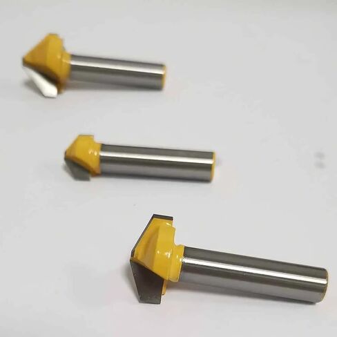 8mm Shank v Groove Router Bits End Mill Carbide CNC CNC Cutmill Cutting Tool (6x20x2x108degree) in Saudi Arabia