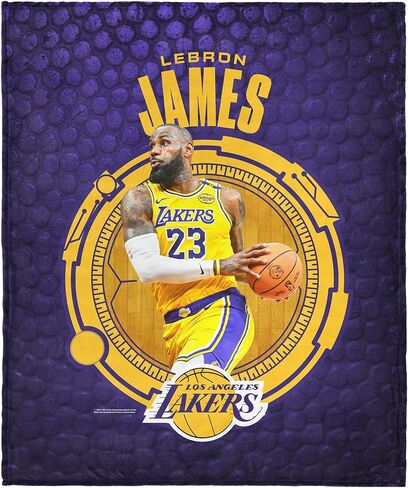 شمال غرب NBA Los Angeles Lakers Luka Doncic Silk Touch Throw بطانية ، 50 × 60 بوصة in Saudi Arabia