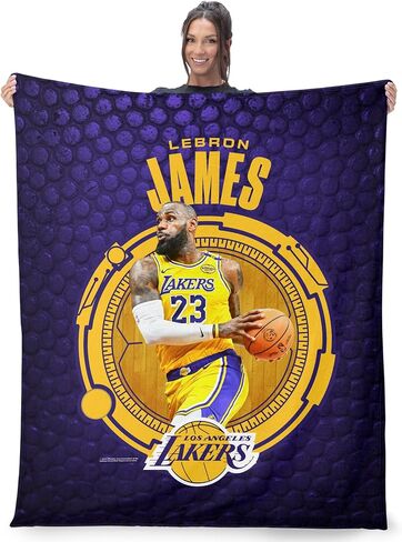 شمال غرب NBA Los Angeles Lakers Luka Doncic Silk Touch Throw بطانية ، 50 × 60 بوصة in Saudi Arabia