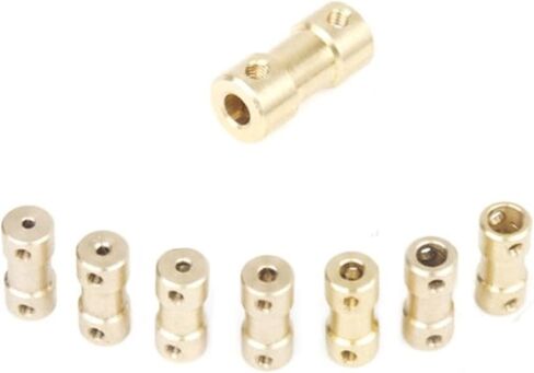 1pc النحاس النحاس الصلب رمح اقتران 2mm 2.3mm 3mm 3.17mm 4mm 5mm 6mm 6.35 مم مقرن محرك (3 مم إلى 5 مم) in Kuwait