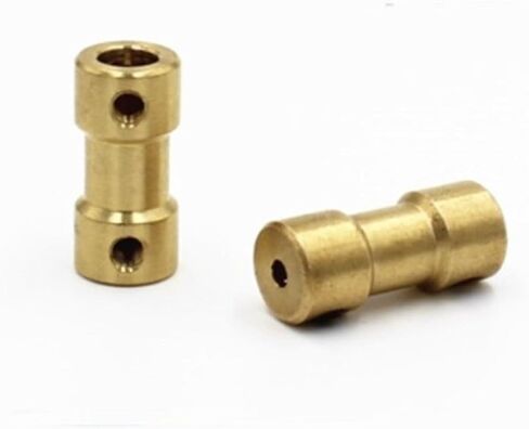 1pc النحاس النحاس الصلب رمح اقتران 2mm 2.3mm 3mm 3.17mm 4mm 5mm 6mm 6.35 مم مقرن محرك (3 مم إلى 5 مم) in Kuwait