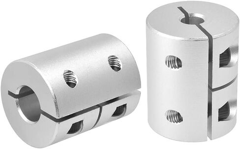 1pcs L25 D20 Rigid Coupling High Precision Aluminium Alloy Shaft Coupler Screw for Stepper Motor(6mm to 6mm) in Saudi Arabia